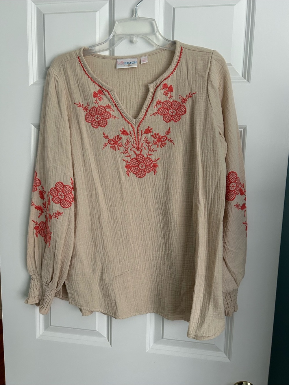 Belle Beach by Kim Gravel gauze top.